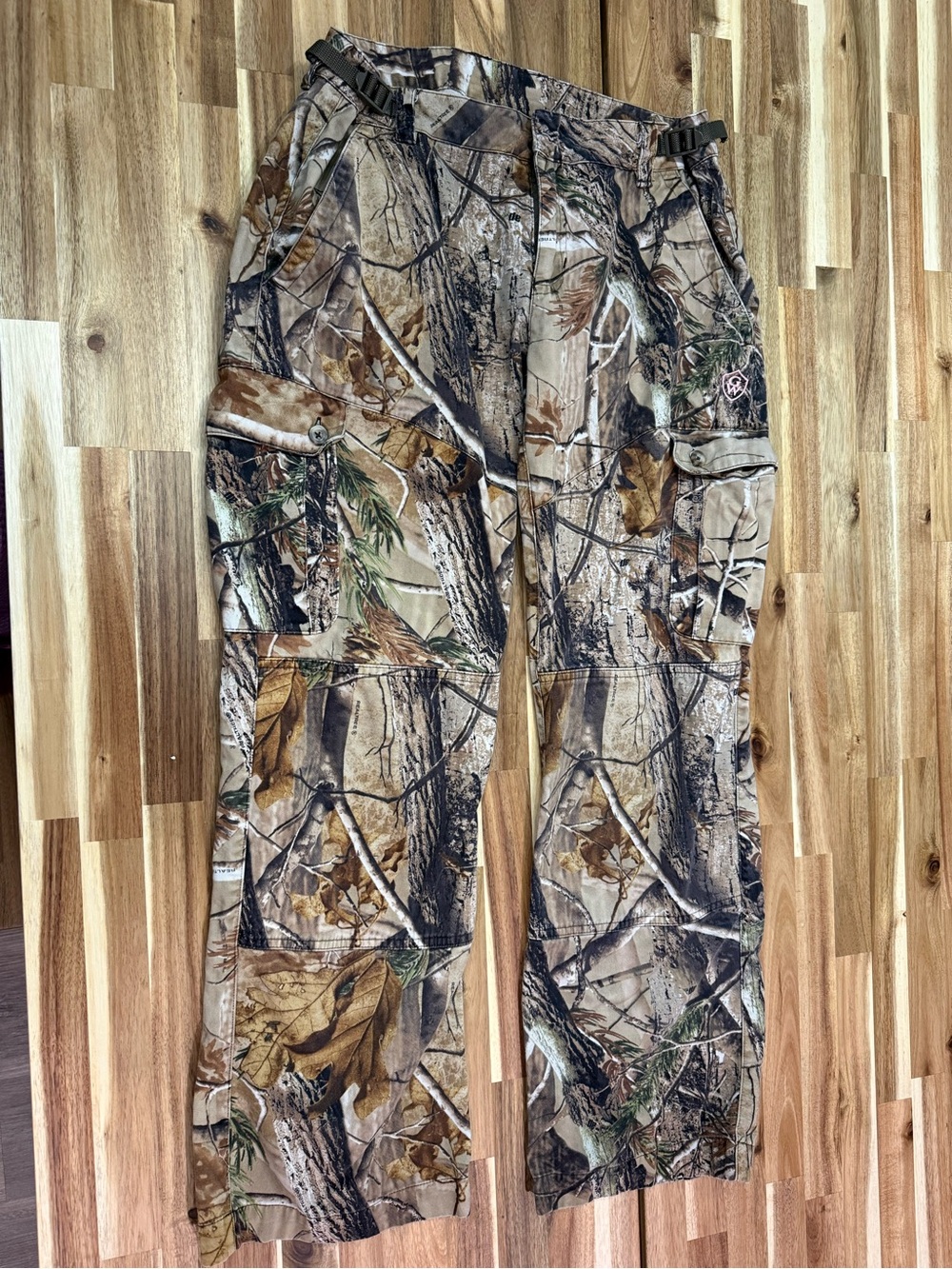 Kids Camo Cargo Joggers - Realtree-Inspired Brown